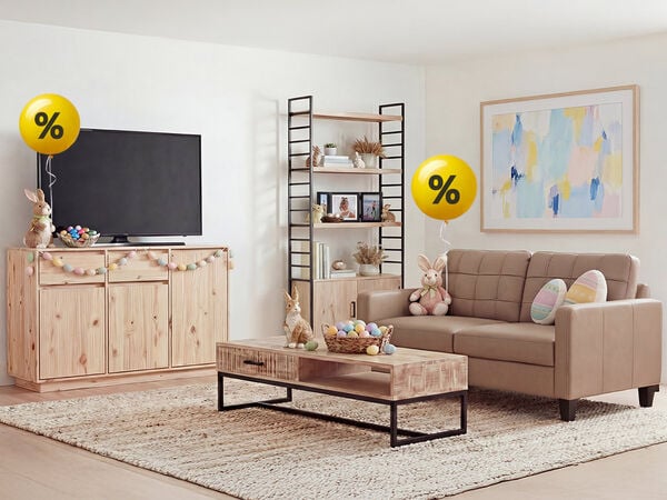 A horizontal banner displays a collection of brightly colored, modern ceramic vases. Three vases are prominently featured: a tall, cylindrical vase in a vibrant teal color; a shorter, rounded vase in a sunny yellow; and a medium-sized, slightly flared vase in a deep coral hue. The background is a soft, neutral beige, allowing the vases to stand out. The overall aesthetic is clean and contemporary. Click to see the products in the collection.