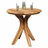 vidaXL Side Table Brown 55 x 55 x 51 cm Solid Teak Wood