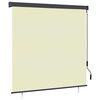 vidaXL Outdoor Roller Blind 160x250 cm Cream