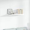 vidaXL Floating Wall Shelf High Gloss White 90x23.5x3.8 cm MDF