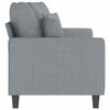 vidaXL 2-Seater Sofa Light Grey 140 cm Fabric