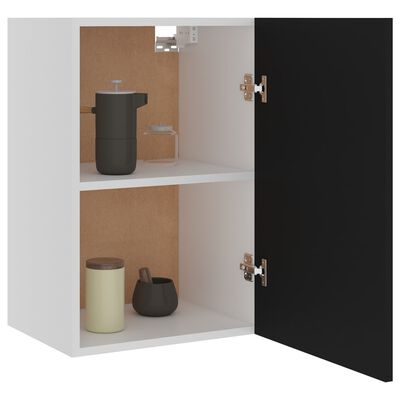 vidaXL Hanging Cabinet Black 39.5x31x60 cm Engineered Wood