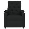 vidaXL Massage Chair Black Fabric
