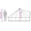 vidaXL Family Tent Tipi 6-Person Blue Waterproof