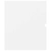 vidaXL 2 Piece Bathroom Furniture Set White Engineered Wood