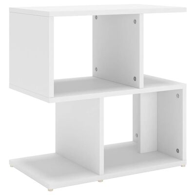 vidaXL Bedside Cabinet White 50x30x51.5 cm Engineered Wood | vidaXL.com.au