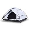 vidaXL Camping Tent Dome 5-Person White Blackout Fabric Quick Release