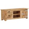 vidaXL TV Cabinet 110x30x40 cm Rough Mango Wood