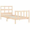 vidaXL Bed Frame without Mattress Single Solid Wood Pine