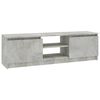 vidaXL TV Cabinet Concrete Grey 120x30x35.5 cm Engineered Wood
