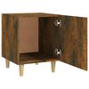 vidaXL Bedside Cabinet Smoked Oak Engineered Wood