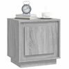 vidaXL Bedside Cabinet Grey Sonoma 44x35x45 cm Engineered Wood