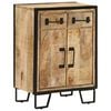 vidaXL Sideboard with 2 Drawers 53x31x72 cm Solid Wood Mango and Iron