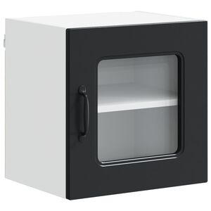 vidaXL Dishwasher Panel Kalmar Black 40 x 31 x 40 cm Engineered Wood