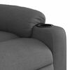 vidaXL Electric Stand up Massage Recliner Chair Dark Grey Fabric