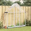 vidaXL Greenhouse with Base Frame Silver 169x58x202 cm Aluminium