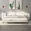vidaXL Bedside Cabinets 2 pcs High Gloss White 40x36x65 cm