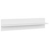 vidaXL Wall Shelf 2 pcs White 80x11.5x18 cm Engineered Wood
