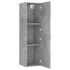 vidaXL TV Cabinets 2 pcs Concrete Grey 30.5x30x110 cm Engineered Wood