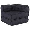 vidaXL Modular Sofa 3 pcs Anthracite Fabric