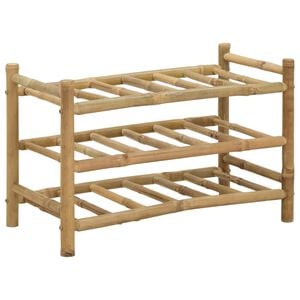 vidaXL Wine Rack Bamboo Natural