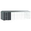 vidaXL Bird Cage Anthracite 860 x 310 x 247 cm Galvanised Steel