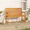 vidaXL Garden Bench 219 cm Solid Acacia Wood