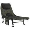 vidaXL Fishing Bed with Adjustable Mud Legs Foldable Camouflage