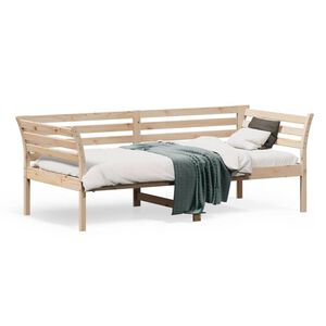 vidaXL Day Bed without Mattress 90x190 cm Solid Wood Pine