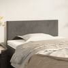 vidaXL Headboard Dark Grey 100 cm Velvet