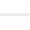 vidaXL Garden Fence | Steel | Sturdy | Rectangular | Modern