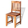 vidaXL Dining Chairs 6 pcs Solid Wood