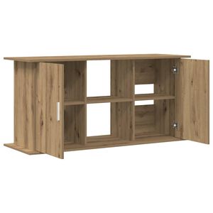 vidaXL Aquarium Stand Artisan Oak 121x41x58 cm Engineered Wood