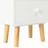 vidaXL Bedside Cabinets 2 pcs White 40x30x50 cm Solid Pinewood