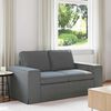 vidaXL Sofa Dark Grey 162 x 80 x 82 cm Fabric