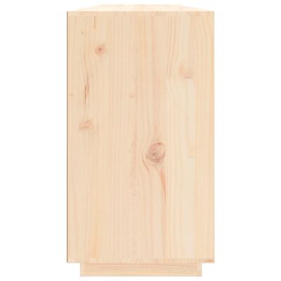 vidaXL Sideboard 100x40x75 cm Solid Wood Pine
