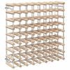 vidaXL Wine Rack for 72 Bottles Solid Pinewood