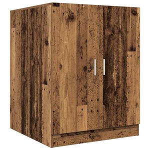 vidaXL Washing Machine Cabinet Old Wood 70,5x71,5x91,5 cm