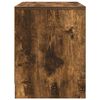 vidaXL Bedside Cabinet Smoked Oak 45x34x44.5 cm Engineered Wood