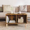 vidaXL Coffee Table Smoked Oak 60x50x36.5 cm Engineered Wood