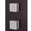 vidaXL Shower Panel System Glass Brown