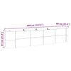 vidaXL Raised Bed Brown 400 x 80 x 81 cm Steel