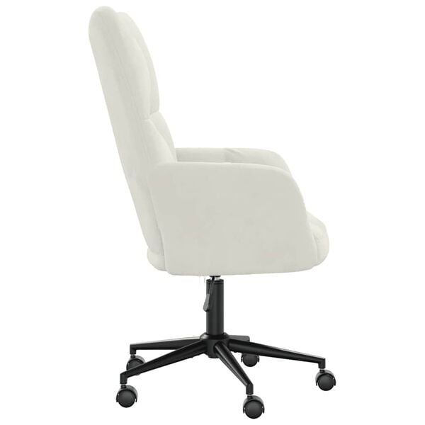 vidaXL Relaxing Chair Cream White Velvet