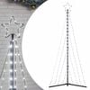 vidaXL LED Christmas Tree 339 LEDs Cold White 182 cm