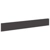 vidaXL Lawn Edge with Top Fold 10 pcs 100x15cm Steel Black