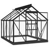 vidaXL Greenhouse Replacement Frame Anthracite 155x200.5x191 cm Aluminium