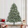 vidaXL Artificial Christmas Tree with 300 LEDs with Stand Green 240 cm