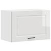vidaXL Kitchen Wall Cabinet Porto High Gloss White Engineered Wood
