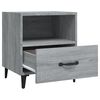 vidaXL Bedside Cabinet Grey Sonoma Engineered Wood