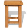 vidaXL End Tables 2 pcs 27x24x37 cm Solid Oak Wood